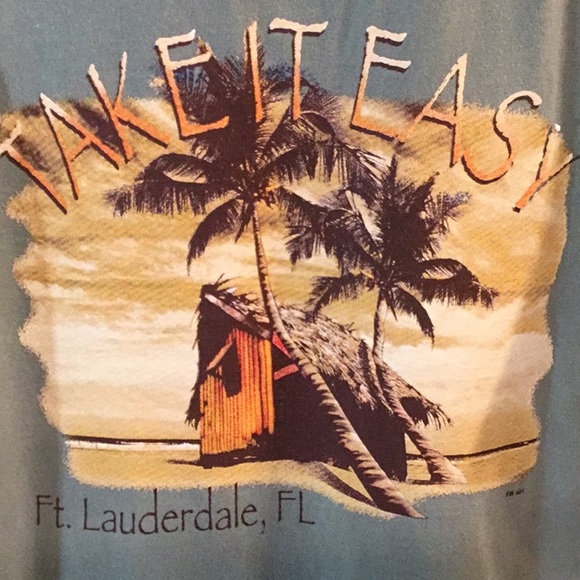 Vintage Wash Light Green Tank Top Size M - Picture 4 of 4